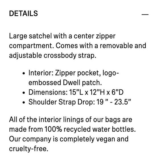 Matt & Nat | Krista Vegan Satchel | Black Large Tote Bag - Picture 7 of 9